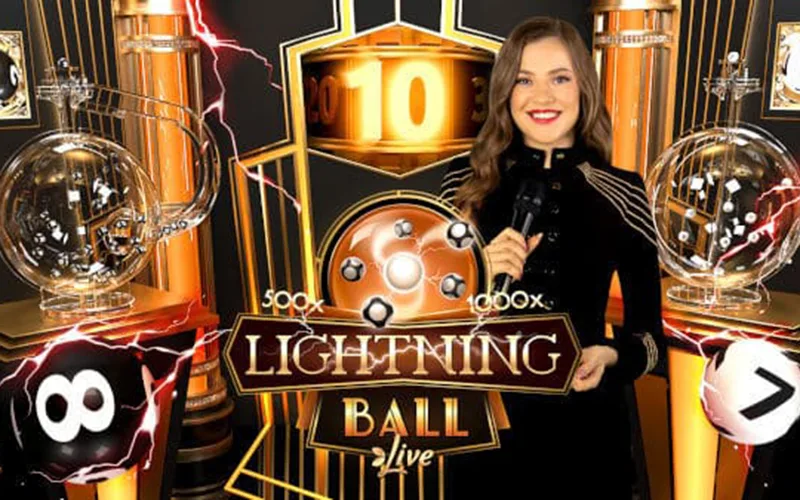 Bet and feel the excitement in the Lightning Ball game from Manace King Casino.