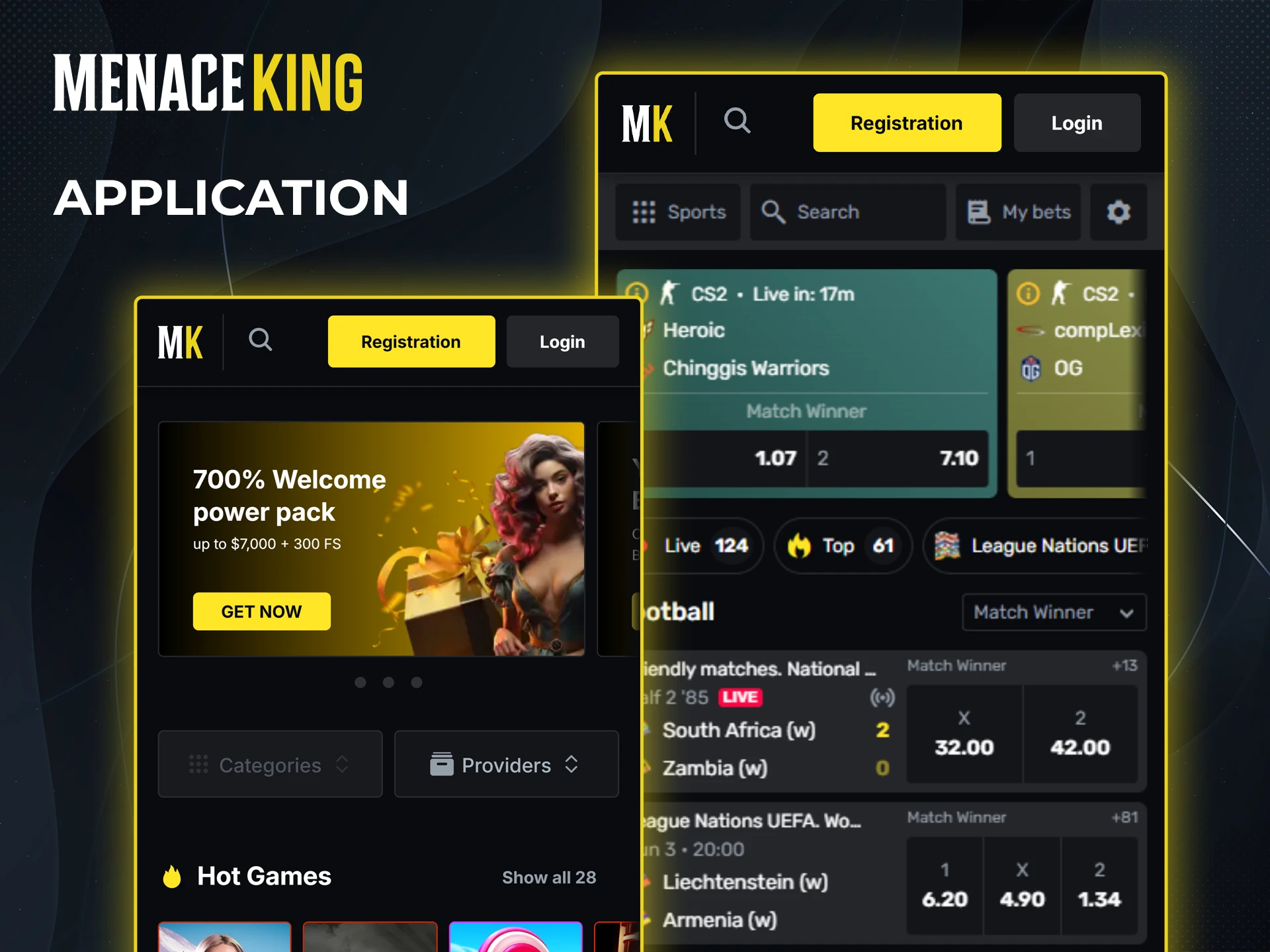 Try the stable and productive Menace King app.