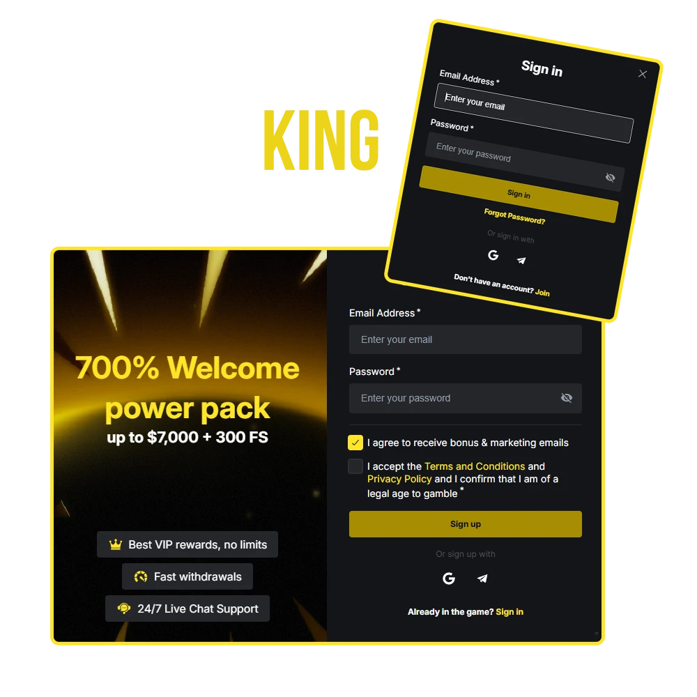 Sign up at the best Menace King casino and receive some of the biggest bonus programmes.